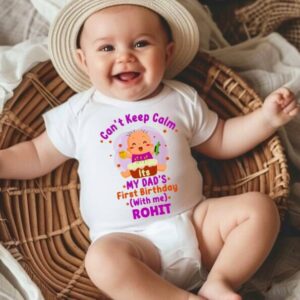 Dad’s First Birthday Baby wear